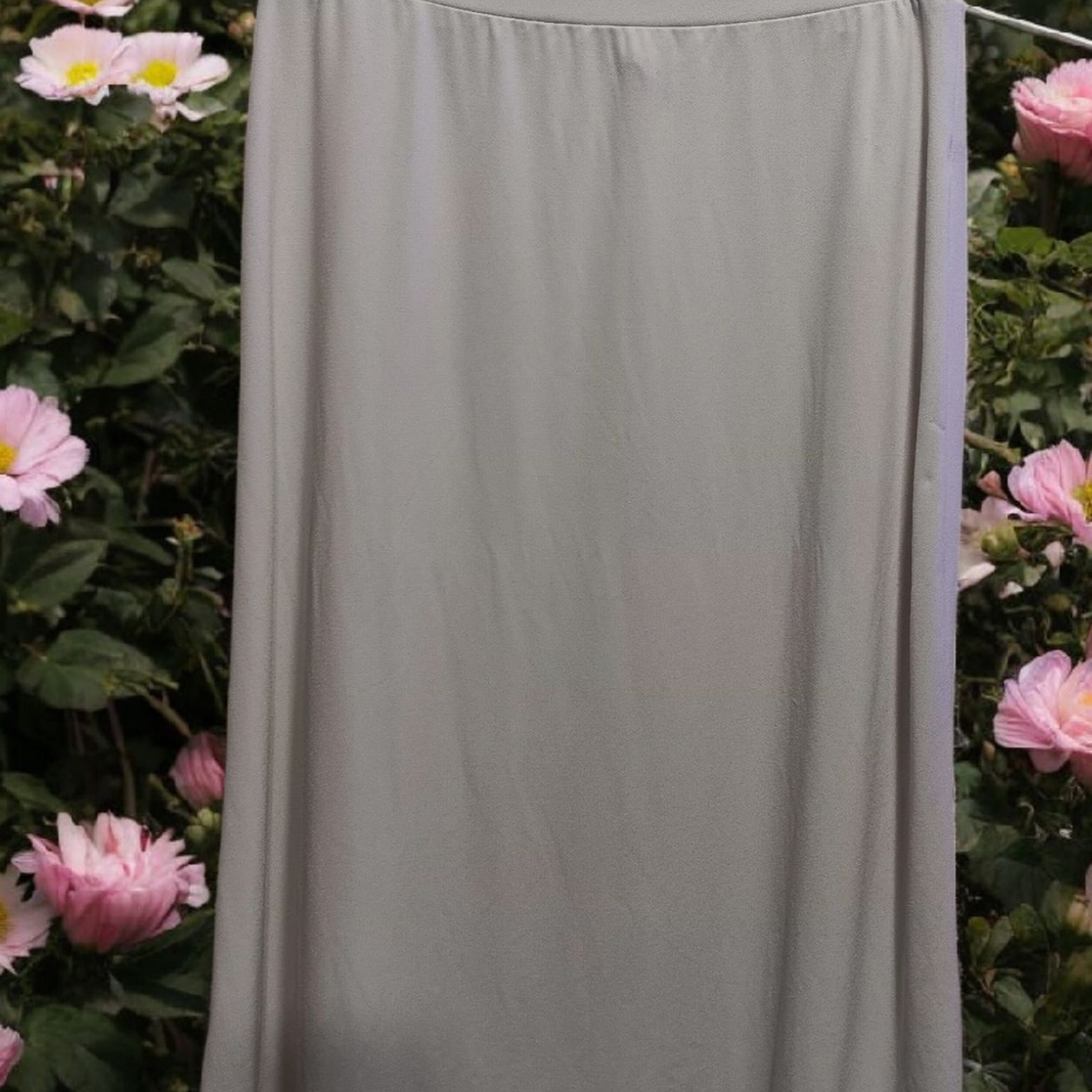 Elegant Cream Womens Long Skirt
